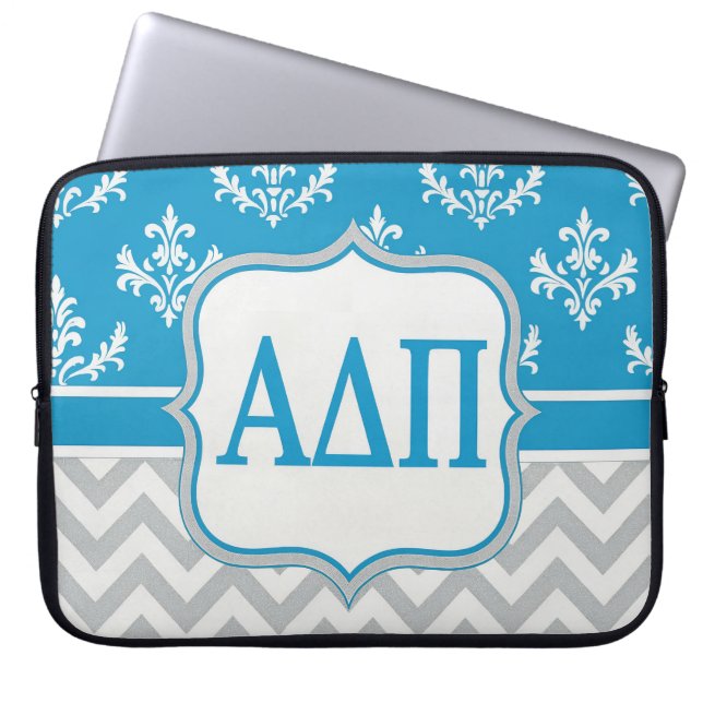 Alpha Delta Pi Laptop Sleeve (Voorkant)