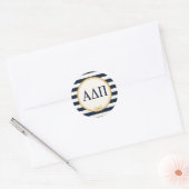 Alpha Delta Pi Ronde Sticker (Envelop)