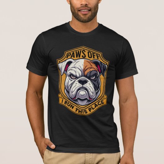 Alpha Dog, geen compromis T-shirt (Voorkant)