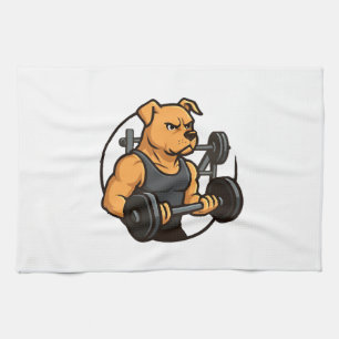 Alpha Dog Gym - Kracht Ontsloten Theedoek
