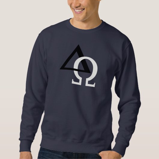 Alpha- en Oméga-4-noir Blanc TRANS PNG Trui (Voorkant)