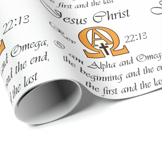 Alpha en Omega Cadeaupapier (Rol Hoek)