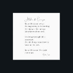 Alpha en Omega gedicht Poëzie Canvas Art Wall Deco Afdruk<br><div class="desc">Bij MotherEagle Inspires combineren we de zielroerende kracht van poëzie met prachtig vervaardigde alledaagse items tot creëer-geschenken die uw ruimte inspireren, troosten en verheffen. Elk product, van mokken en kleding tot huisdecoratie en briefpapier, bevat originele gedichten die zijn ontworpen om met je hart te resoneren en vreugde te wekken in...</div>