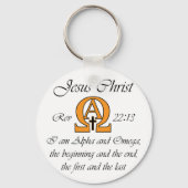 Alpha en Omega Sleutelhanger (Voorkant)