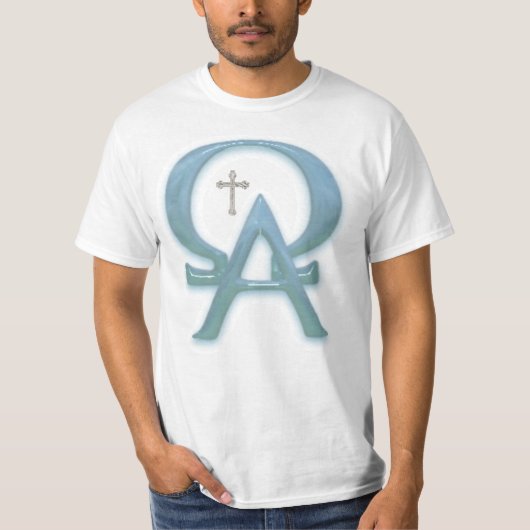 alpha- en omega-t-shirt t-shirt (Voorkant)