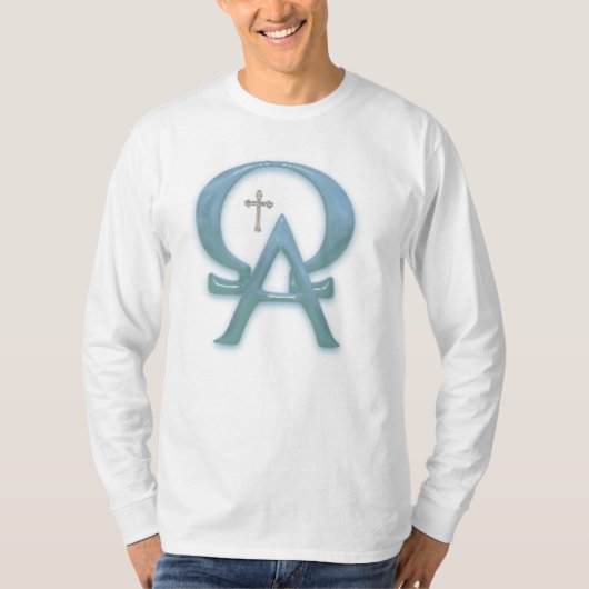 alpha- en omega-t-shirt t-shirt (Voorkant)