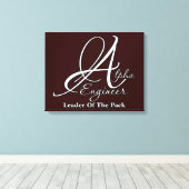 Alpha Engineer Canvas Afdruk (Insitu (Houten vloer))