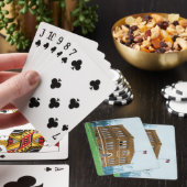 Alpha-geconsolideerde schoolspelkaarten pokerkaarten (Insitu)