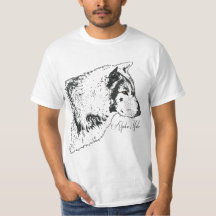 Alpha Gray Wolf Wildlife Illustratie