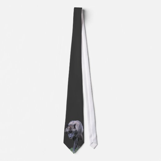 Alpha Grey Wolf Necktie Collectie Stropdas (Voorkant)