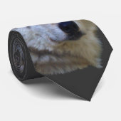 Alpha Grey Wolf Wildlife Collectie Stropdas (Opgerold)