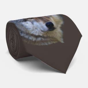 Alpha Grey Wolf Wildlife Collectie Stropdas