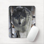 ALPHA GREY WOLF Wildlife Supporter Mousepad Muismat (Met muis)