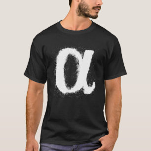 Alpha Griekse letter Symbol Hellenic Alphabet T-shirt