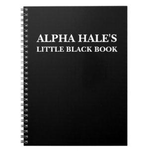 Alpha Hale's Little Black Book () Notitieboek