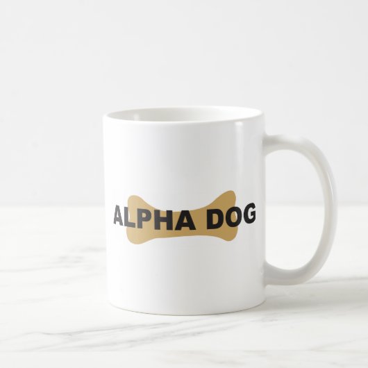 Alpha hond koffiemok (Rechts)