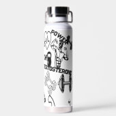 Alpha Hydration Flask Dumbbell Aders Design Waterfles (Achterkant)