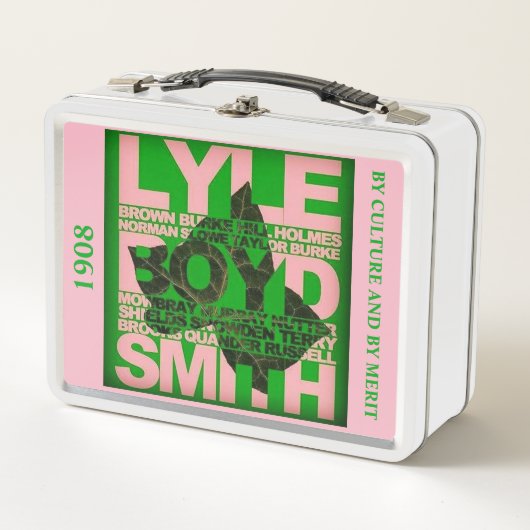 Alpha Kappa Alpha Ivy and Pearls Lunch Box (Voorkant)