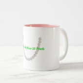 Alpha Kappa Alpha-Mok Tweekleurige Koffiemok (Voorkant rechts)