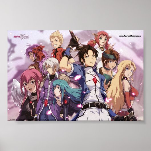 Alpha Kimori Characters Poster (Voorkant)