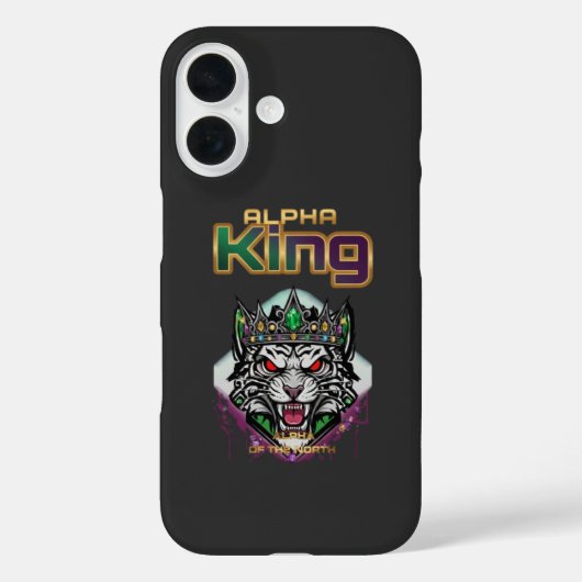 Alpha king motivatie Case-Mate iPhone case (Achterkant)