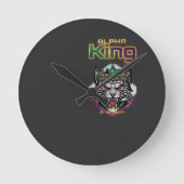 Alpha king ronde klok (Voorkant)