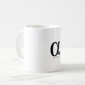 Alpha Koffiemok (Voorkant links)