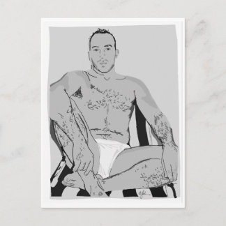 "Alpha Male" Briefkaart