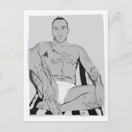 "Alpha Male" Briefkaart