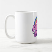 Alpha Mannelijke Eenhoorn Grappig Sarcastisch Iron Koffiemok (Links)