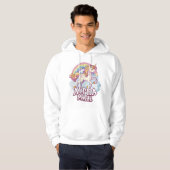 Alpha Mannelijke Eenhoorn Hoodie (Voorkant volledig)