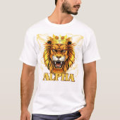alpha mannetje t-shirt (Voorkant)