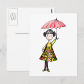 Alpha meisje briefkaart (Voorkant / Achterkant)