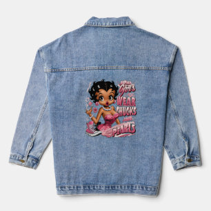Alpha Meisjes Chucks & Parels Denim Jacket