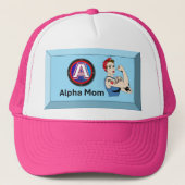 Alpha Mom Trucker Pet (Voorkant)