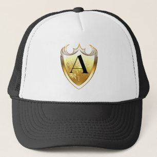 Alpha Monogram Een artistieke brief Alledaagse sti Trucker Pet