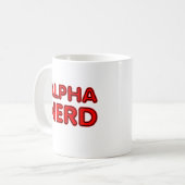 Alpha Nerd Funny Mug Koffiemok (Voorkant links)