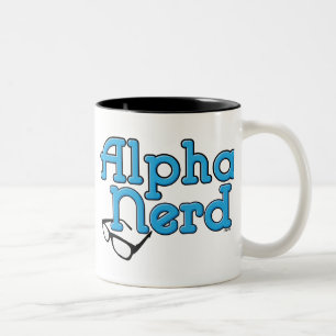 Alpha Nerd Tweekleurige Koffiemok