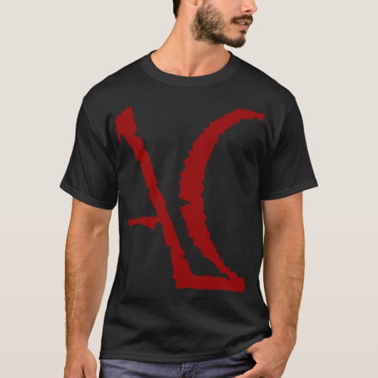 Alpha Omega Anfang Ende Christlich Symbol T-shirt (Voorkant)