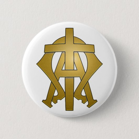 Alpha & Omega Button (Voorkant)