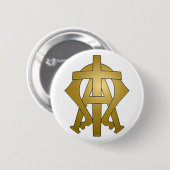 Alpha & Omega Button (Voorkant /achterkant)