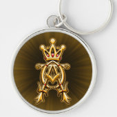 Alpha Omega King of Kings Design Sleutelhanger (Voorkant)