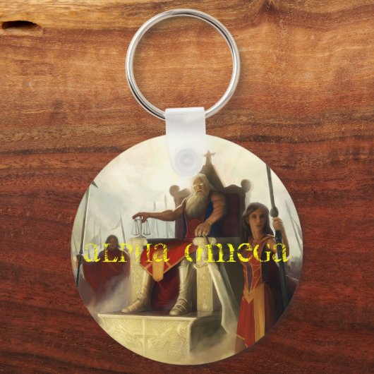 ALPHA OMEGA SLEUTELHANGER (Voorkant)