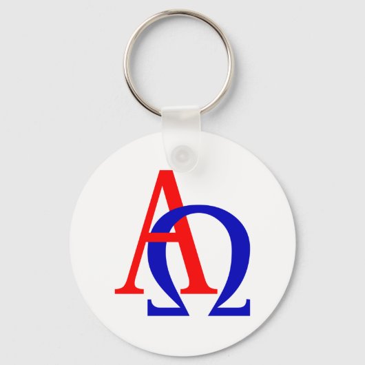 Alpha Omega Sleutelhanger (Voorkant)