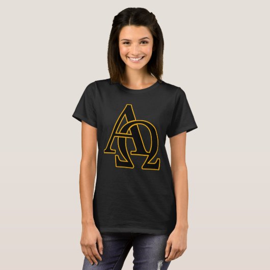 Alpha Omega T-shirt (Voorkant volledig)