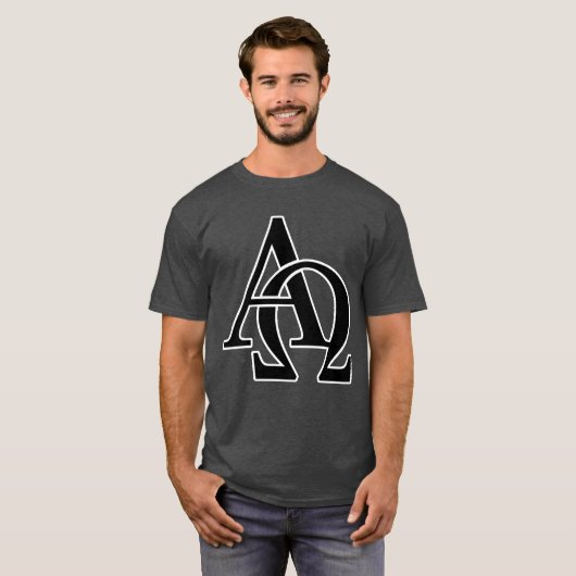 Alpha Omega T-shirt (Voorkant volledig)