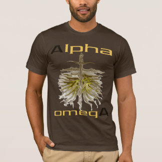 "Alpha omegA" van Michael Crozz T-shirt