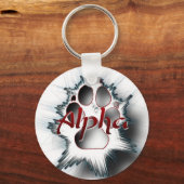 Alpha Paw Sleutelhanger (Voorkant)