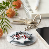 Alpha Paw Sleutelhanger (Zijkant)