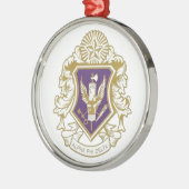 Alpha Phi Delta kerstversiering Metalen Ornament (Links)